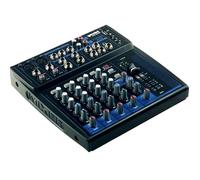 MIXER GEMINI GEM-08USB A 6 CANALI - GAIN, ALTI, BASSI, CLIP LED, PAN E MASTER SU