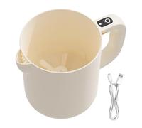 Mixer | Miscelatore elettrico manuale | Mixer portatile da 713,39 pollici con ciotola da 1 l e batteria ricaricabile -Compatto -ABS - Filtro integrato per miscelare, miscelare, lavare e cucinare