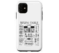 Mixer musicale da tavolo per DJ Disc Jockey Mix con brevetto vintage Custodia per iPhone 11