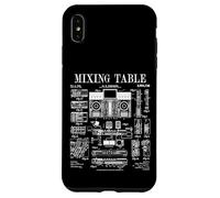 Mixer musicale da tavolo per DJ Disc Jockey Mix con brevetto vintage Custodia per iPhone XS Max