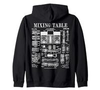 Mixer musicale da tavolo per DJ Disc Jockey Mix con brevetto vintage Felpa con Cappuccio