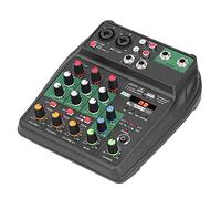 Mixer per Console DJ, Mini Mixer Audio Portatile Compatibile per Sale da Concerto, Studi di Registrazione e Luoghi di Intrattenimento