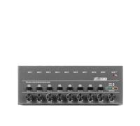 Mixer per DJ, 4/6/8 canali Mini Mixer Ultra Low Noise Type-C 5V 2A Mixer Stereo Facile da Usare for Piccoli Club e Bar(8 Channels)