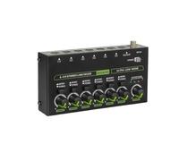 Mixer per DJ, Mixer di Linea a 6 canali a Basso Rumore, Mixer Stereo passivo a LED