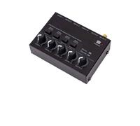 Mixer per DJ, Mixer MAX400 Mixer Stereo a 4 canali con interfaccia RCA a Basso Rumore Mini Mixer Stereo Professionale for Computer