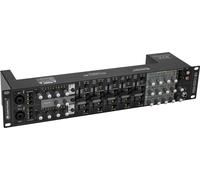 OMNITRONIC Mixer per intrattenimento EM-650B MK2 | Mixer multifunzione 5+2 canali a 3 zone, nero