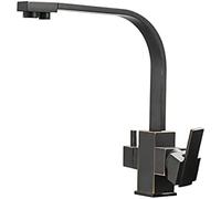 Mixer per lavello da cucina a 3 vie Tapblack Retrò RUCETTO ACQUA DELL'ACQUA CONTENE CON GIOVE CORSO E SUBILE DI AFFERTA LE INFORMAZIONE LE AFFERTA LETTURA LWX