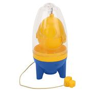 Mixer per tuorli, centrifuga per alimenti da 6,3x3,0 pollici con forma divertente, creatore omogeneo ad alta rotazione, alimentato a mano, frullatore portatile per girare le uova (Blu)