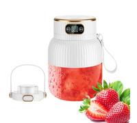 Mixer portatile per frullati, frullatore da viaggio portatile | spremiagrumi | spremiagrumi ricaricabile USB, robot da cucina con display digitale da 600 ml per frullati