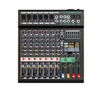 Mixer professionale 99 DSP 8 canali doppio gruppo DJ console mixaggio 48V Phantom Power USB for palco bar registrazione Scheda audio da studio