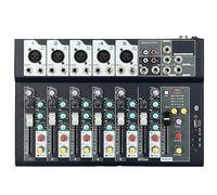 Mixer professionale a 7 canali audio mixer mixer pro console amplificatore w interfaccia audio USB console Bluetooth per la registrazione DJ palcoscenico karaoke