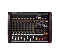 Mixer professionale a 8 canali, console di missaggio Bluetooth USB, computer + alimentatore da 48 V, qualità audio for performance dal vivo