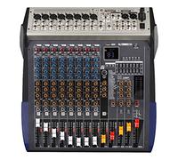 Mixer professionale a 8 canali per la registrazione di musica da palcoscenico DJ, karaoke, unità USB, ingresso registrazione computer, controller DJ con jack microfono XLR, alimentazione phantom 48 V