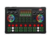 Mixer professionale, scheda live, controller DJ, attrezzatura for streaming live, podcast, giochi, canto, registrazione Scheda audio da studio