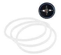 Mixer Ricambi Nuovi Guarnizioni di Ricambio Anello Tenuta in Gomma O-Ring Bianco Flessibile Parti Magic Lama a Croce Piatta(Diametro Interno 8,4 cm)(3 Pezzi)