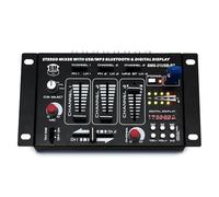 Mixer Sono DJ BM Bmsonic BMS-21USB-BT 4 vie/7 canali, USB BLUETOOTH, Ingressi: 1 PHONO/LINE, 1 PHONO/USB, 1 CD, MICROS