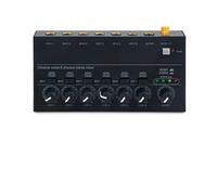 Mixer stereo a 6 canali ultracompatto for la registrazione in studio domestico e trasmissione dal vivo