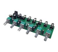 Mixer Stereo un 6 Vie per Mixer Audio Distributore con Controllo del Volume Indipendente DC5-24V 1PC 6 Ingressi 1 Uscita