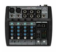 Mixer strumentale Wharfedale pro Connect 802 USB. Mixer audio a 6 canali.