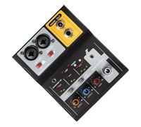 Mixer uditivo USB a doppio ingresso con controlli audio indipendenti Campionamento chiaro 384kHz per configurazioni di streaming Console di mixaggio audio dal vivo