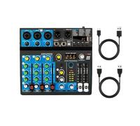 Mixer USB A 5 Canali Controller Audio DJ Mini Mixer Audio Professionale Console Di Missaggio Audio Portatile Con 256 interfaccia audio accessori per pc mixer dj mixer