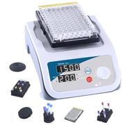 Mixer Vortex multi-tubo con moduli sostituibili, velocità e timer regolabili, per boccette da laboratorio, micropiastre e provette nella ricerca chimica e biologica