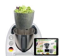 MixFino Accessorio per Bimby Thermomix TM7, TM6, TM5: Centrifuga Insalata e Asciuga Verdure. Cestello capiente per cuocere pasta e patate. Qualità Premium Made in Germany, senza BPA.