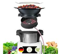 MixFino Estrattore di Succo a Vapore per Monsieur Cuisine Connect, Smart & Trend, Accessori per Spremute e Sciroppi Fatti in Casa, Qualità Made in Germany