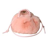 MIXINQIAN Borsa a mano in unita elegante e versatile per donna Borsa a tracolla in pelliccia Borsa a tracolla interna spaziosa con stili trasporto multipli per la scuola delle donne