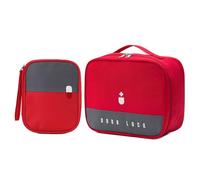 MIXINQIAN Confezione da 2 Buste per medicinali Resistenti Strappo, Borse portaoggetti, Soluzione stoccaggio, Struttura in Tessuto Oxford, Adatta per Un Set clinico da Viaggio Accesso rapido