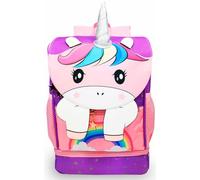 MIXIRL® Zaino per bambini e bambine a partire dai 3 anni in su, con unicorno, di alta qualità, con cintura toracica, ideale per il tempo libero, KiTa, asilo, Colore: rosa., 2-7 Jahre
