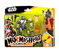 Mixmashers Deluxe Starwars The Mandalorian & Grogu Action Figure Toy Per Età 4+