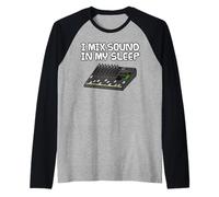 Mixo i suoni nel sonno, ingegnere del suono divertente Maglia con Maniche Raglan