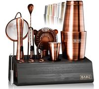 Mixology Bartender Kit Bar Set | 14 pezzi Boston Cocktail Shaker Set (BKC3 - Rame antico)