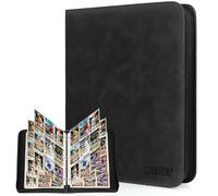 MIXPOET Album per carte da collezione, 9 tasche con custodia per 900 card, Trading Card Binder per album di carte YGO MTG TCG