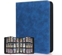 MIXPOET Raccoglitore Top Loader Carte, Album Card Binder 9 Tasche per 252 Top Loaders, Raccoglitori Carte Collezionabili - YGO/PTCG/MTG/TCG Sports Cards, Libro Porta, Non per carte SENZA un Top Loader