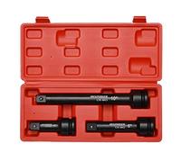 MIXPOWER Barra di prolunga a percussione da 3/4", acciaio al cromo molibdeno e set da 3 pezzi, 4", 6", 10" barra esterna.