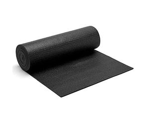 MIXPOWER Rivestimento professionale per cassette degli attrezzi e cassetti, facile da tagliare, antiscivolo, in gomma espansa, per cassetti, spessore regolabile, nero, 40,6 cm (larghezza) x 4,9 m