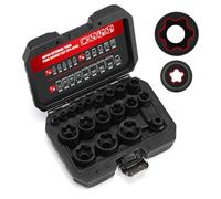 MIXPOWER Set di 19 prese Torx Plus esterne a 6 punti compatibili con Tesla EP4-EP32 con 1/2 '' 3/8 '' 1/4 '' Dr CR-V