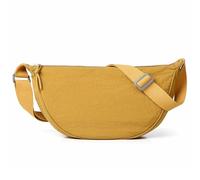 Mixroom - Borsa Mezzaluna Tracolla Donna, Borsa a spalla Stile casual con Tracolla regolabile, Messenger Crossbody Moon Bag (Giallo)