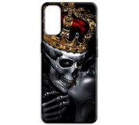 Mixroom - Cover Custodia Back case In TPU Silicone Morbida Per Oppo A5 4G / 5G / Oppo A5m Fantasia Re E Regina N187