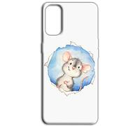 Mixroom - Cover Custodia Back case In TPU Silicone Morbida Per Oppo A5 4G / 5G / Oppo A5m Fantasia Topino Q253