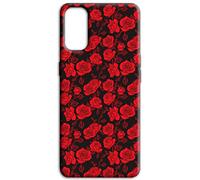 Mixroom - Cover Custodia Back case In TPU Silicone Morbida Per Samsung Galaxy A17 4G / 5G Fantasia Rose rosse N1025
