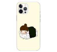 Mixroom - Cover Custodia Back case In TPU Silicone Morbido Per iPhone 17 Pro max Fantasia Sushi Coppia Lei S282