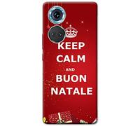 Mixroom - Cover Custodia Back Case In TPU Silicone Morbido Per OnePlus Nord CE 3 Lite 5G Fantasia Keep Calm Buon Natale U860