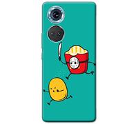 Mixroom - Cover Custodia Back case In TPU Silicone Morbido Per OPPO A18 Fantasia Patata In Fuga Dal Cartoccio Killer Y383