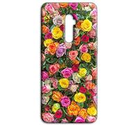 Mixroom - Cover Custodia Back case In TPU Silicone Morbido Per Oppo Reno 2Z Fantasia Rose Fiori Q240