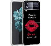 Mixroom - Cover Custodia Back Case in TPU Silicone Morbido per Samsung Galaxy Z Flip 4 5g Fantasia Kiss Me to Unlock L159