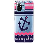 Mixroom - Cover Custodia Case In TPU Silicone Morbida Sfondo Trasparente Per Honor 400 5G Fantasia Sail Away With Me T453