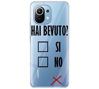 Mixroom - Cover Custodia Case In TPU Silicone Morbida Sfondo Trasparente Per Honor X6C Fantasia Alcool Test T452
